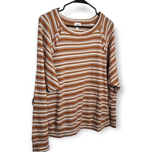 BKE Striped Dolman Top size Large - Picture 2 of 7